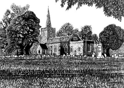 Polstead-Church-Etching