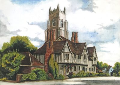 Stoke-By-Nayland-Church-mixed-media